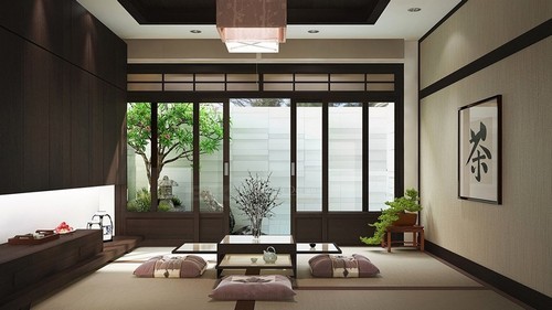 Thiết kế nội thất nhà kiểu Nhật